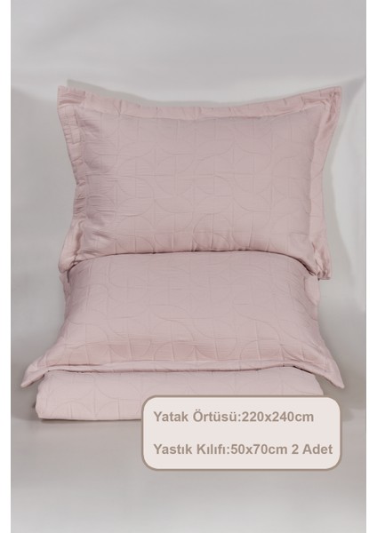Infınıtıy Yatak Örtüsü Seti Çift Kişilik (240X250 Cm) Gülkurusu fırsatları