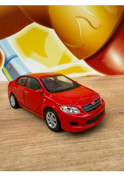 Welly Toyota Corolla 1/36 Ölçek 12CM Diecast Model Araba 2009 Model Toyota Corolla Kırmızı fırsatları