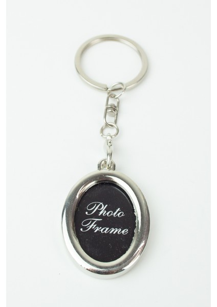 Resim Koyulabilen Gümüş Renk Anahtarlık