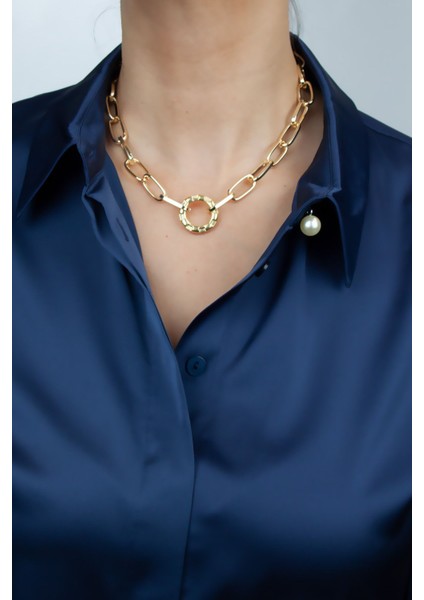 Geometrik Zincir Kolye