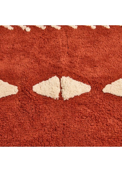 Soft Tufting Thek Banyo Paspası - Kiremit - 60X90 cm modelleri