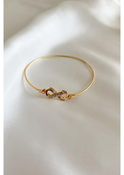 Sonsuzluk Figürlü Kelepçe Bileklik