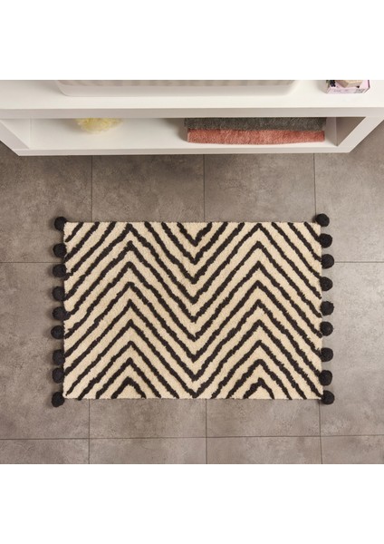 Soft Tufting Krus Banyo Paspası - Pembe - 60X90 cm fiyatları