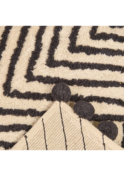 Soft Tufting Krus Banyo Paspası - Pembe - 60X90 cm fırsatları