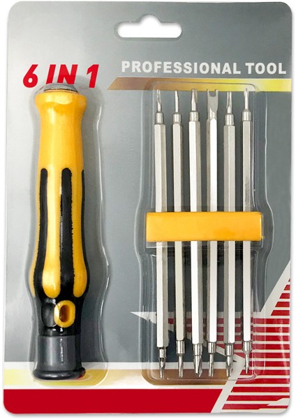 6 Bir Tornavida Seti Donanım Araçları (Yurt Dışından)