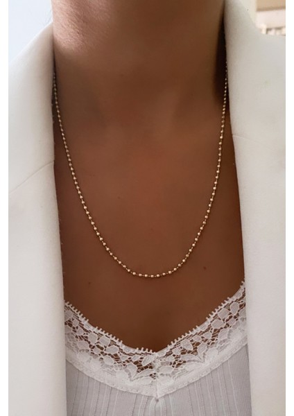 Topçuk Zincir Kolye