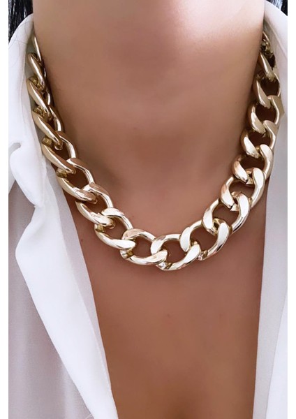 Kalın Zincir Kolye