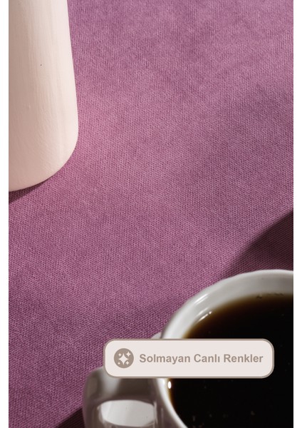 Soft Kadife Masa Örtüsü Dikdörtgen (150X220 Cm) Gülkurusu fiyatları