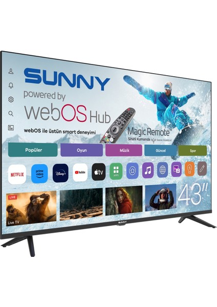 SN43FPRL-W02M 43'' 110 Ekran Uydu Alıcılı Full HD webOS LED TV fiyatları