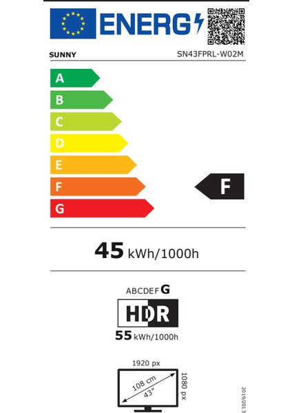 SN43FPRL-W02M 43'' 110 Ekran Uydu Alıcılı Full HD webOS LED TV fırsatları