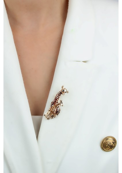 Zürafa Yaka Broşu modelleri