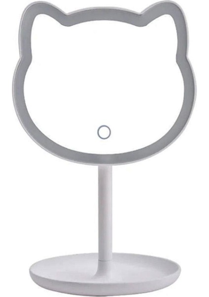 Kedi Şeklinde Ledli Masa Üstü Makyaj Aynası fiyatları