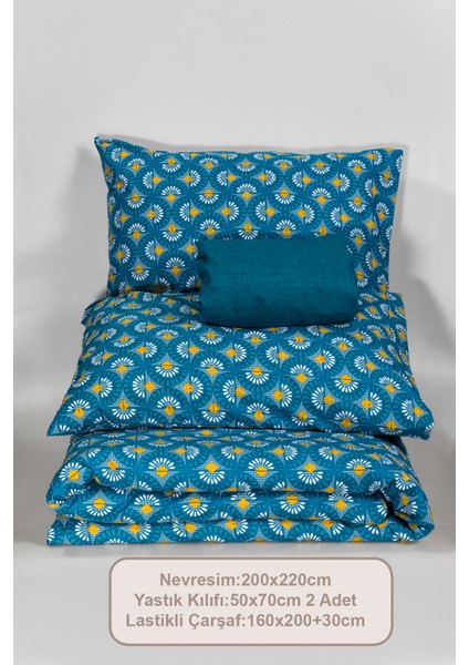 Castor Nevresim Takımı Çift Kişilik (200X220 Cm) Yeşil