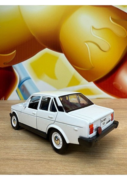 Fiat Tofaş Murat 131 Koleksiyon Metal Araba 12CM Nostaljik Araba Beyaz Murat 131 Diecast Araba modelleri