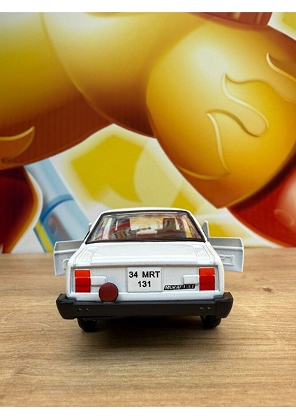 Fiat Tofaş Murat 131 Koleksiyon Metal Araba 12CM Nostaljik Araba Beyaz Murat 131 Diecast Araba fırsatları
