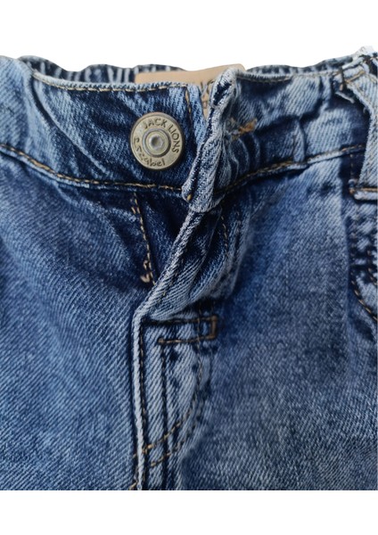 Erkek Çocuk Mavi Denim Kot Pantolon – Esnek, Rahat ve Kemerli Regular Fit fırsatları