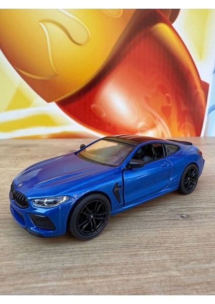 Bmw M8 Diecast Model Araba Çekbırak Lisanslı 1:34 Ölçek Bmw M8 Diecast,metal Model Oyuncak Araba