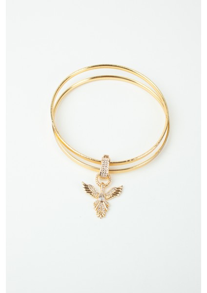 Zirkon Taşlı Chrm Detaylı Ikili Ajda Bilezik modelleri