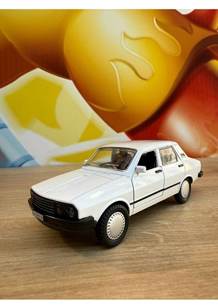 Çek Bırak Renault Toros 1/36 Ölçek 13CM Metal Araba Sesli Işıklı Toros Nostaljik Araba