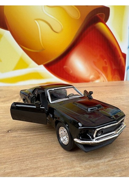 Ford Mustang Boss 429 1969 1/36 Ölçek Diecast Metal Model Araba Oyuncak Araba indirimleri
