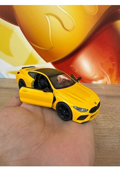 Bmw M8 Diecast Çek Bırak Model Araba 1:34 Ölçek Bmw M8 Metal Oyuncak Araba fırsatları