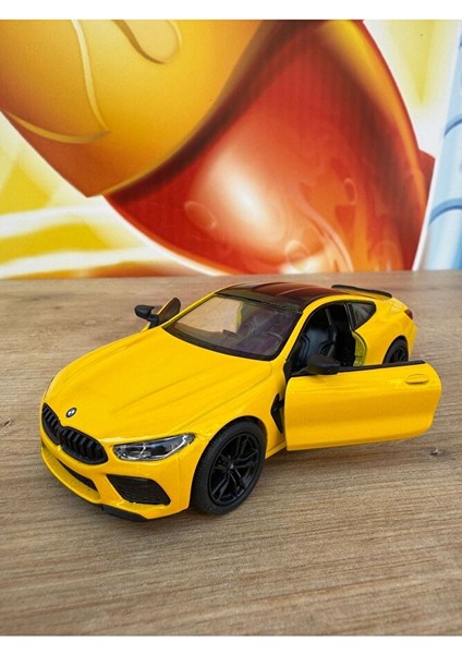Bmw M8 Diecast Çek Bırak Model Araba 1:34 Ölçek Bmw M8 Metal Oyuncak Araba indirimleri