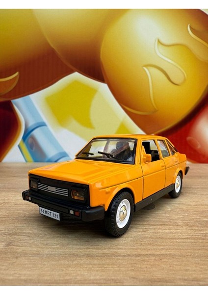 Fiat /tofaş Murat 131 Koleksiyon Metal Araba 12CM Nostaljik Araba Sarı Murat 131 Diecast Araba