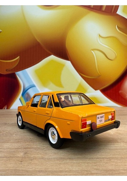 Fiat /tofaş Murat 131 Koleksiyon Metal Araba 12CM Nostaljik Araba Sarı Murat 131 Diecast Araba modelleri