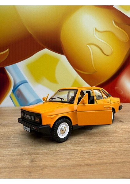 Fiat /tofaş Murat 131 Koleksiyon Metal Araba 12CM Nostaljik Araba Sarı Murat 131 Diecast Araba fırsatları