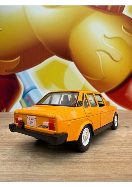 Fiat /tofaş Murat 131 Koleksiyon Metal Araba 12CM Nostaljik Araba Sarı Murat 131 Diecast Araba indirimleri