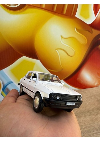 Çek Bırak Renault Toros 1/36 Ölçek 13CM Metal Araba Sesli Işıklı Toros Nostaljik Araba indirimleri