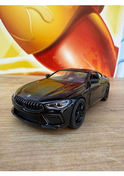 Bmw M8 Diecast Metal 1:;34 Ölcek Araba Bmw M8 Coupe Diecast Metal Çekbırak Araba Açılan Kapılar