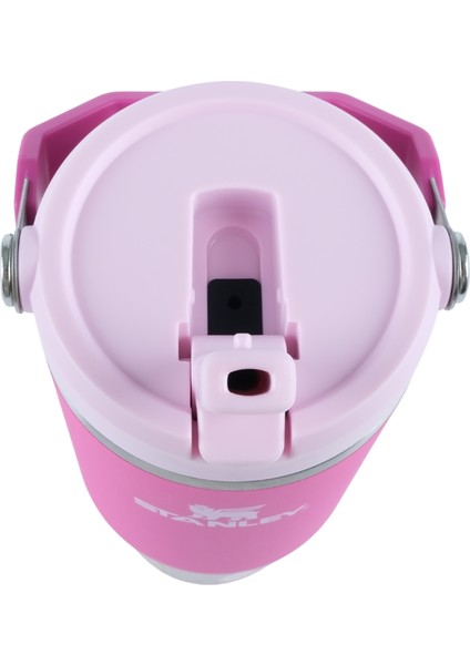 The Iceflow Flip Straw Pembe Termos (10-13424-060)