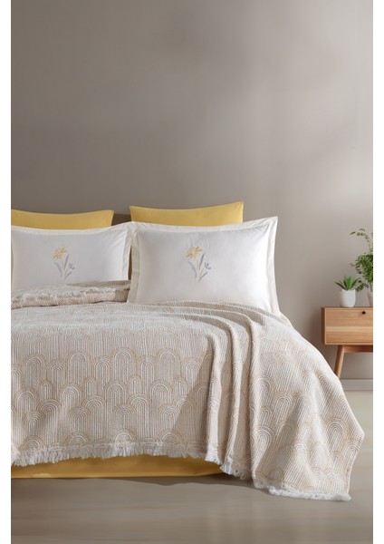 Sunrise Yastık Kılıfı %100 Pamuk 2 Adet (50X70 Cm) Sarı