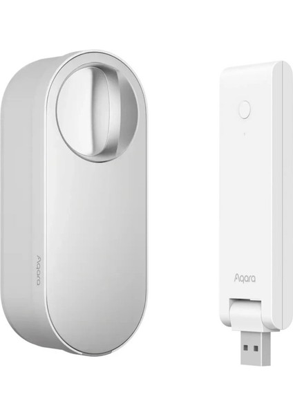 Akıllı Kapı Kilidi U200-LITE-BEYAZ ve M100 Hub (Apple Home Destekli)