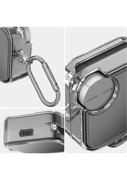 Caseonn Nothing Cmf Buds 2 Plus Kılıf Güvenli Kilitli Koruma Kılıfı Şeffaf indirimleri