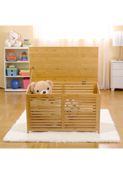 Bambu Oyuncak Sandığı Oyun Odası Düzenleyici Oyuncak Dolabı Saklama Sandık DB-0032 fiyatları