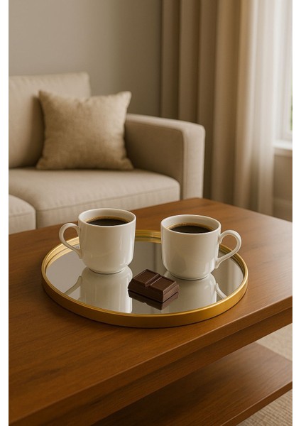 Servis Sunum Tepsisi Gold Lüks Organizer Söz Nişan Kahve Tepsisi fiyatları