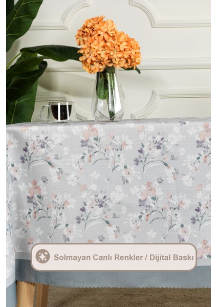 Floret Masa Örtüsü Digital Baskılı (160X220 Cm) Yeşil fiyatları