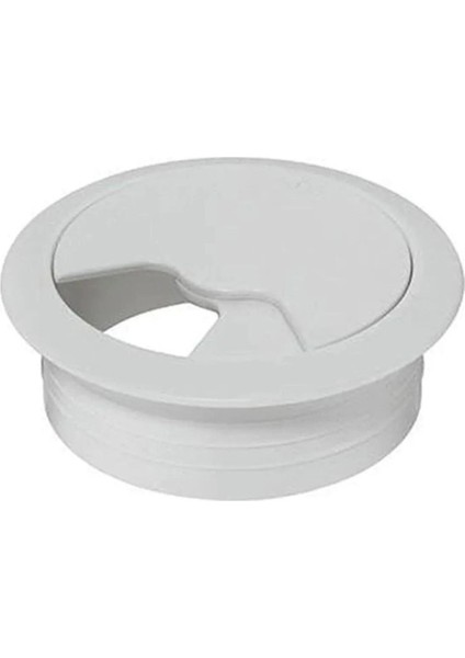 Masa Üstü Kablo Kanalı Deliği Kapağı Beyaz Masa Kapağı 6 cm (5 Adet) fiyatları