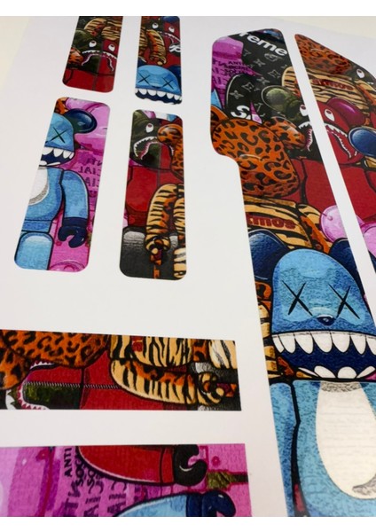 Fnaf Bisiklet Sticker Seti 9 Parça – Renkli Maşa Kadro Etiketi fırsatları