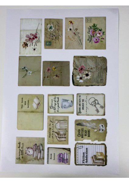 “bullet Journal Sticker – Defter ve Planlayıcı Çıkartma Seti” 1 Sayfa A4