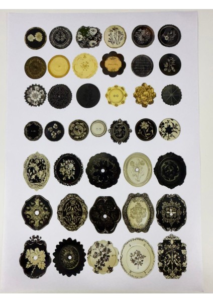 “bullet Journal Sticker – Defter ve Planlayıcı Çıkartma Seti” 1 Sayfa A4