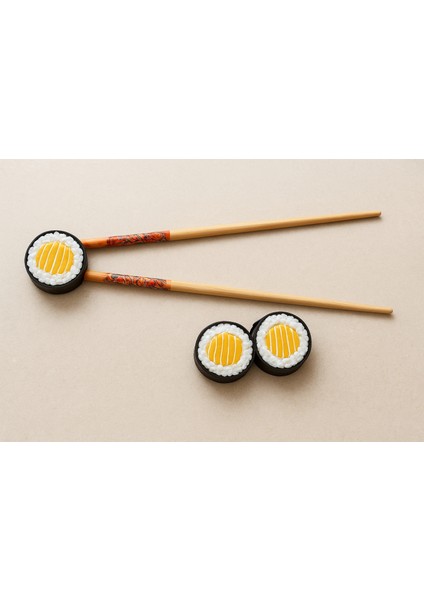 Gerçek Sushi Görünümlü Chopstick Tutma Aparatı Chopstick Öğrenme Aparatı fırsatları