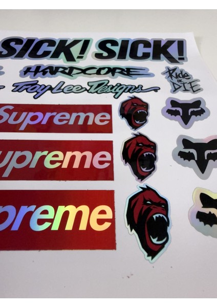 Bisiklet Sticker Seti – Holografik Suya Dayanıklı 23 Parça fırsatları