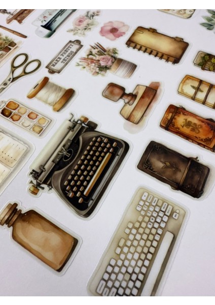 “bullet Journal Sticker – Defter ve Planlayıcı Çıkartma Seti” 1 Sayfa A4 modelleri