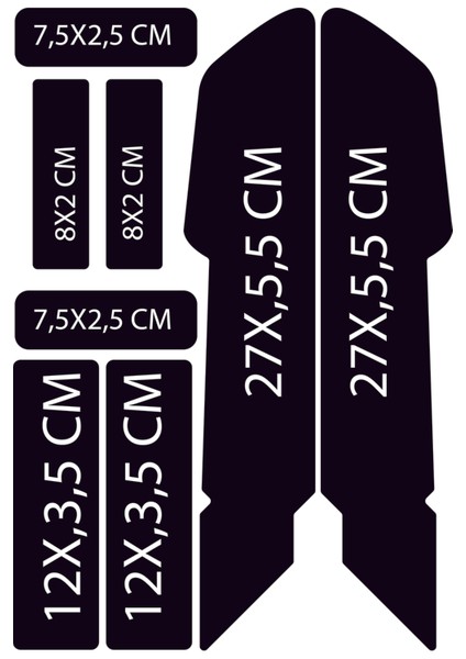 Rockshox Pike Sticker Seti – Bisiklet Çıkartma 8 Parça fiyatları