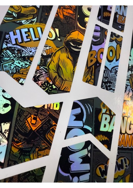 Gangsta Y Bomb Bisiklet Sticker Seti 12 Parça – Renkli Maşa Kadro Etiketi Hologram fiyatları