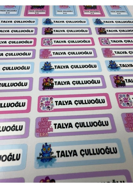 Kpop Demon Hunters Defter Etiketi Seti modelleri