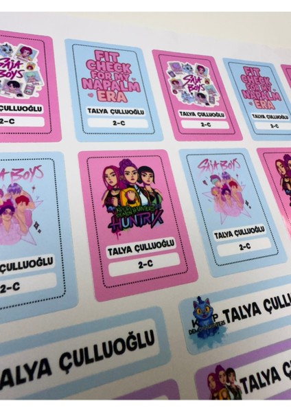 Kpop Demon Hunters Defter Etiketi Seti fırsatları